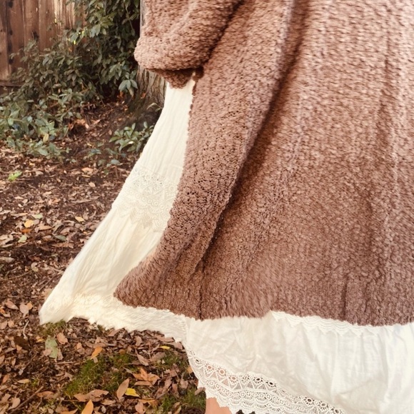 Loose Long Muted Brown Oversized Sweater - Picture 6 of 6